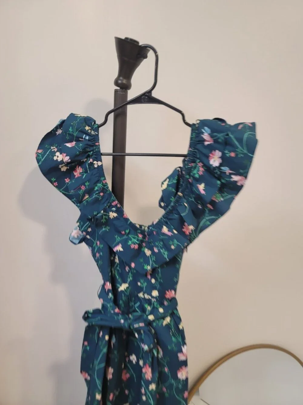 Hill House Ava Nap Dress Womens Medium Smocked Midi Multicolor